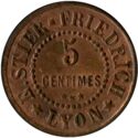 5 Centimes (Lyon (Rhône) – Stier-Friedrich. No date)