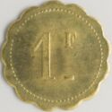 1 Franc (Lyon (Rhône) – Restaurant Berthoux. No date)