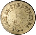 5 Centimes (Lyon (Rhône) – Ecoles Chrétiennes / Signum Fidei. No date)