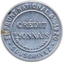 25 Centimes (Type 3a. Blue stamp with white background)