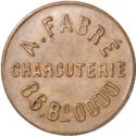10 Centimes (Marseille (Bouches-du-Rhône) – Charcuterie Fabre. No date)