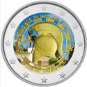 2 Euro (2500 years of the battle of Thermopylae. Coloured 1)