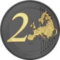 2 Euro (2500 years of the battle of Thermopylae. Gilded)