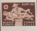 Red Cross in Congo - Nurse applies a Bandage