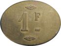 1 Franc (Paris (Seine) – Bouillon Marcellin. No date)