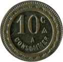 10 Centimes (Paris (Seine) – Bar Maurice. No date)