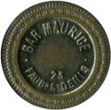 10 Centimes (Paris (Seine) – Bar Maurice. No date)