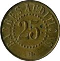 25 Centimes (Paris (Seine) – Barbés Auditions. No date)