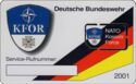 NATO - Kosovo Force KFOR Deutsche Bundeswehr 2001