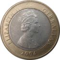 2 Pounds (1704 Tercentenary 2004)