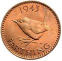 1 Farthing (George VI, Ind: Imp:)