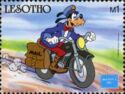 Goofy as Postman riding Harley-Davidson Motorcycle