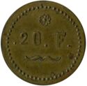 20 Francs (Paris (Seine) – Agence Oller. No date)