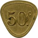 50 Centimes (Paris (Seine) – Bellevilloise - Boyer. No date)