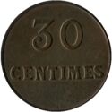 30 Centimes (Paris (Seine) – Bouillon Genre Duval. No date))