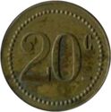 20 Centimes (Paris (Seine) – A. Redon. No date)