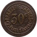30 Centimes (Paris (Seine) – Brasserie d'Anvers. No date)