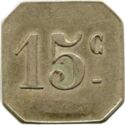15 Centimes (Paris (Seine) – Brasserie La Bière. No date)