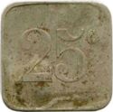 25 Centimes (Paris (Seine) – Brasserie La Bière. No date)