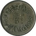 5 Centimes (Paris (Seine) – Paris (Seine) – Maison J. Bory. No date)