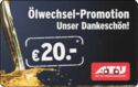 Ölwechsel-Promotion