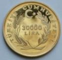 30,000 Lira (75th Anniversary of World Scout Day)