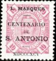 On stamps of Mozambique. D. Luis I and D. Carlos I with surc