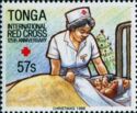 Nurse Observing Child (Inscribed International Red Cross)