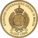 10,000 Liras (Pope and Swiss Guards)