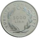 5,000 Lira (XXIII Summer Olympic Games 1984 Los Angeles)