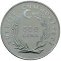 500 Lira (F.A.O. World Fisheries Conference - Silver edition)