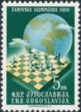 Chess board and globe