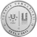 50 Lira (World Universities Winter Games 2011 Erzurum - Ski)