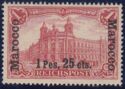 Representations of the German Empire with overprint