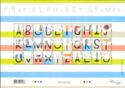 Alphabet stamps