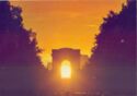 Twilight on the Arc de Triomphe