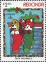 Copper and Tod in Christmas Stockings