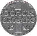 1 Groschen (1 Öcher Grosche = 10 Pfennig)