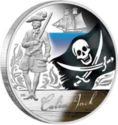 1 Dollar (English pirate captain Calico Jack alias John Rackham)