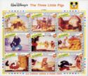 Scenes from Walt Disney´s cartoon film The three liitle pigs