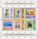 Stamps with Portraits of Turkey and Kemal Ataturk