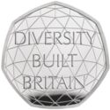 50 Pence (Celebrating British Diversity - Silver Piedfort)