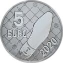 5 Euro (125 Years of the Berluti House - curved coin)