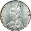 2 Florin (Queen Victoria, Double Florin = 4 Shillings)