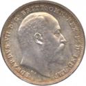 3 Pence (Edward VII, small tip "3")