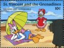 Daisy and Donald as the Bathing Suit Covergirls (10 c)