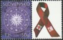 AIDS ribbon - Red Cross and Red Crecent