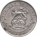 6 Pence (George V. Narrow rim)