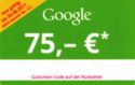 Google 75,-- Euro