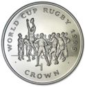 1 Crown (World Cup Rugby 1999, A line out)